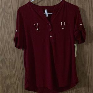 PerSeption Concept size small. Brand new. Maroonish red